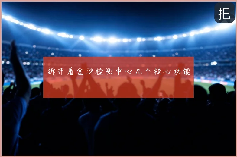 拆开看金沙检测中心几个核心功能